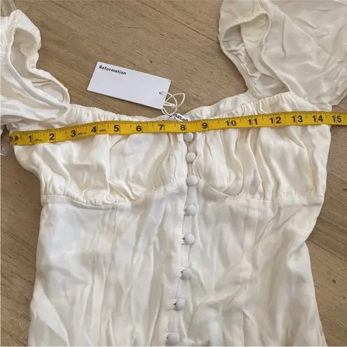 Reformation ivory top