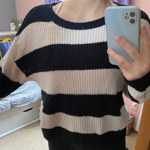 American Eagle Striped Knit Sweater