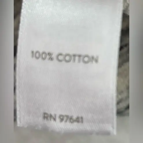 J. Jill Pure Jill XL Oversized Heathered Gray Cotton Cowl Neck Sweatshirt