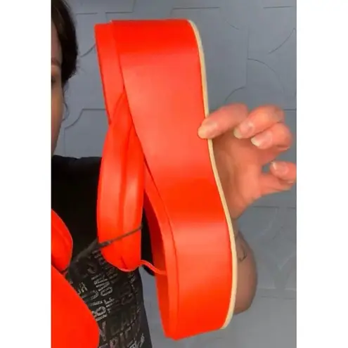 UNLACE Toe Strap Sandals In Red Size Euro 40 / US 10 New in Box MSRP $317