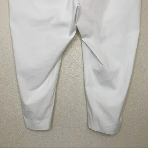 Lane Bryant  White Stretch Capri Pants