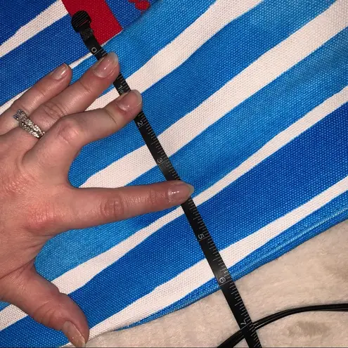 Boutique Large Striped Nautical Beach Bag