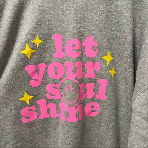 Let Your Soul Shine Trendy Crewneck Sweatshirt Size 2X