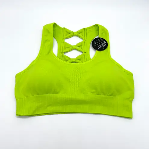 Soho Sport Active Wear Lime Green Sports Top