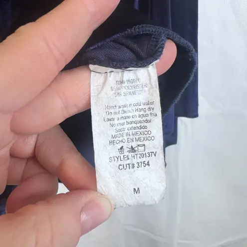 Lavender Field Velvet Vneck Statement Sleeve Blouse Tie Waist Size Medium VTG