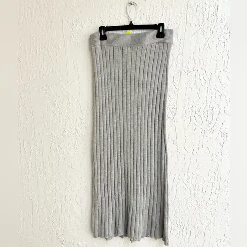 Prómesa Promesa maxi knit skirt gray large