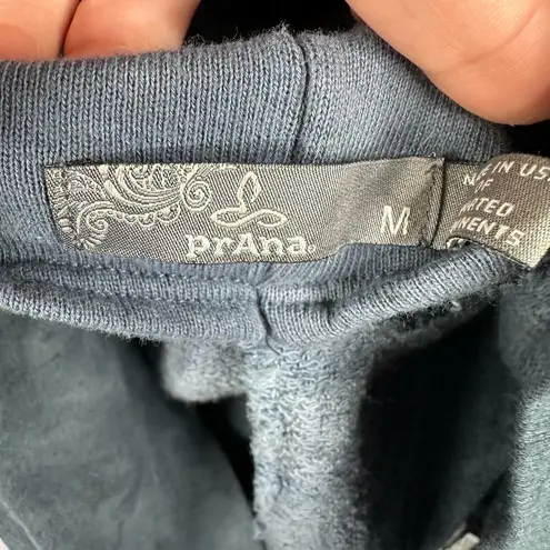 prAna Womens size Medium Deelite Pullover Sweatshirt Drape Back Blue w2deel116