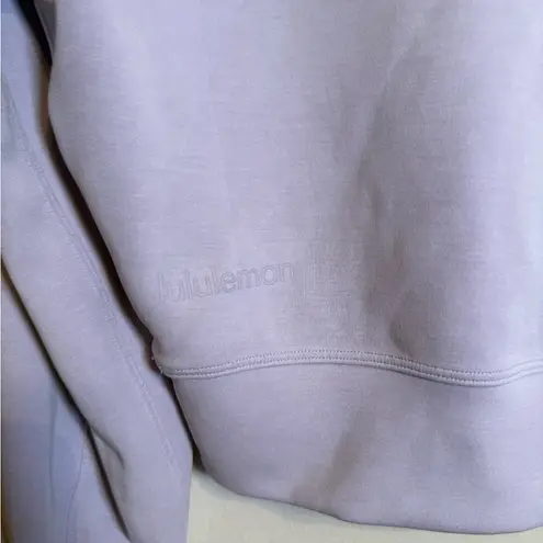 Lululemon  Perfectly Oversized Cropped Crew *Softstreme Faint Lavender