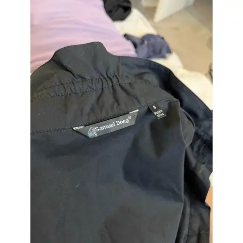 Samuel Dong 3D Flower Applique Button Down