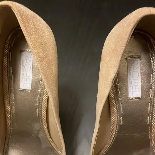 Rachel Roy Rachel Suede Platform Heels - Women 8 - Tan