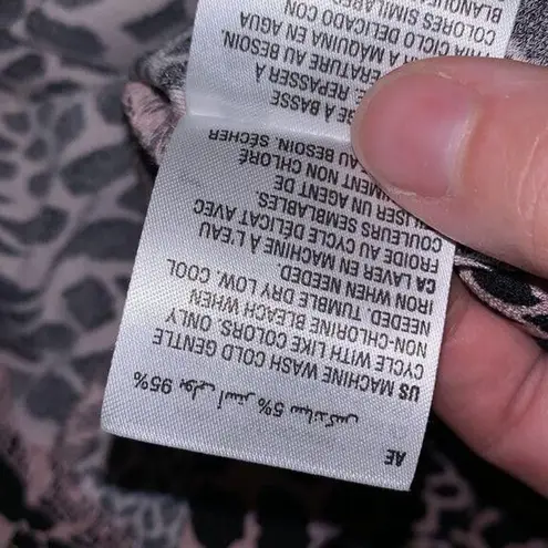 Alfani Womens Stretchy Animal Cheetah Print Sheath Dress Pink Black Large NWT