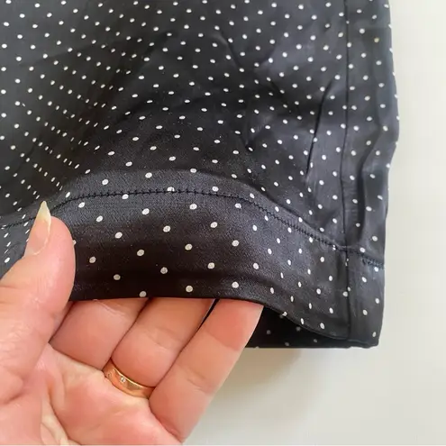 Ganni POLKA DOT SATIN WIDE-LEG PANTS