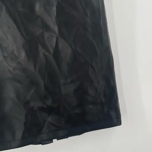 Sincerely Jules Skirt Size Small Faux Leather Black NWT Pencil Vegan Mob Wife