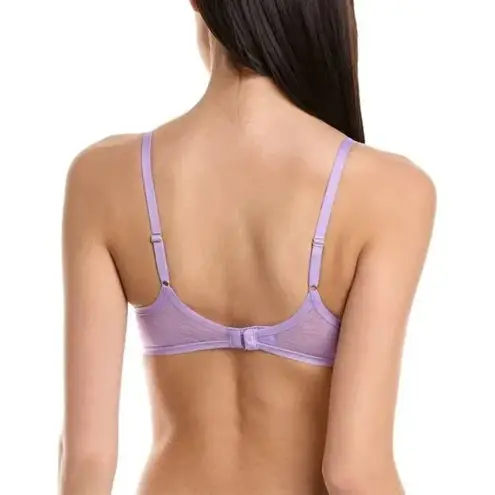 Natori 💕💕 Sheer Jacquard Full Fit Contour Underwire Bra ~ French Lilac 34DD NWT