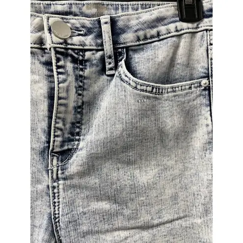 Seven 7 Women's Blue Washed Stretch/Highrise/Skinny Jeans Size 8 SKU 3775