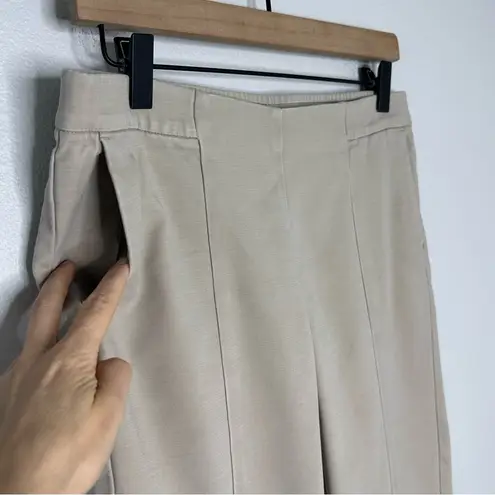J Jill Essential Slim Ankle Pants Sz 8 Petite Beige Tan Khaki Stretch Classic