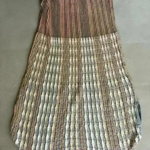 ANTHROPOLOGIE Moth Nessa Pullover Knit Sweater Top, Neutral Tones, Size Medium Gray