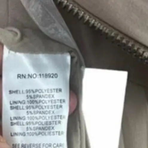 Lucy Paris Taupe Embellished Chiffon Maxi Dress Size Small