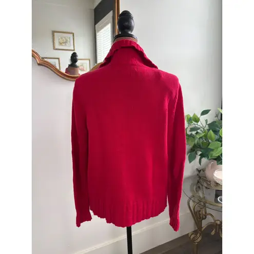 Vintage Heirloom Collectibles Christmas Cardigan Small Holiday Embroidered Red Size undefined
