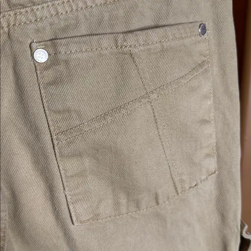 The Ragged Priest NWOT Denim Stone Tan Cargo Jeans Size 28