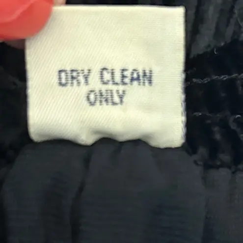 Sun River Women Midi Crushed Velvet Skirt 3X Black Whimsigoth Dark Romantic