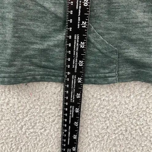 YA Los Angeles Ya Las Angles Women M Gray Green Dip Dye Pullover Casual Hoodie