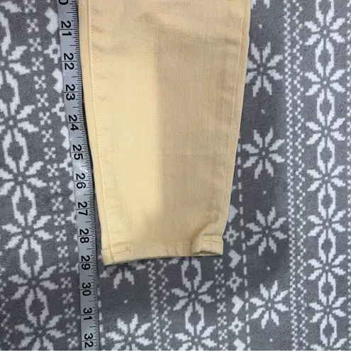 Veronica Beard New Maera High Rise Skinny Jeans In Mustard Size 24/00 Button Fly