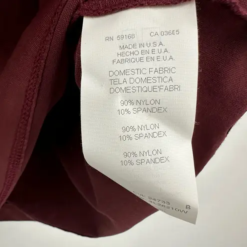 Karen Kane  Size‎ 1X Tank Top Red Maroon Stretch Undershirt Layers Everyday Basic