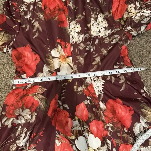 Dennis Basso VTG Raincoat Women’s XS Floral Art To Wear Peplum City Chic Cottage