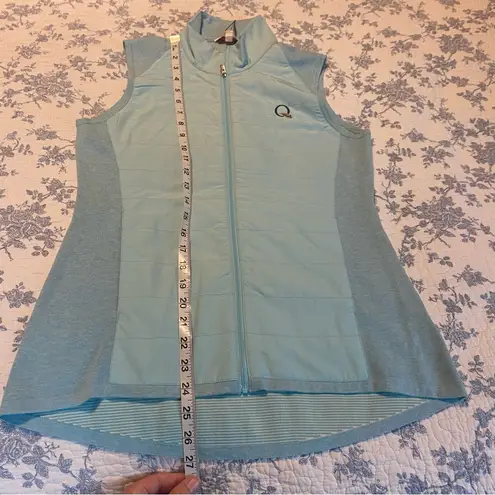Peter Millar Quail Hollow Ladies Golf Hybrid Turquoise Blue Vest Size Small NWT