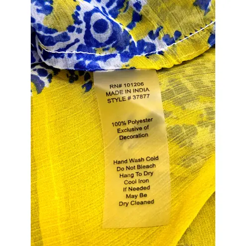 Soft Surroundings Sheer Beaded Blouse PL ā Italian Riviera Vibes, Swim Cover-Up