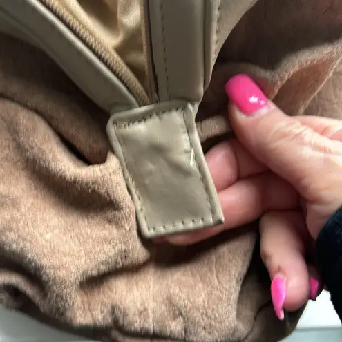 Stone Mountain Suede Embossed Swirl purse