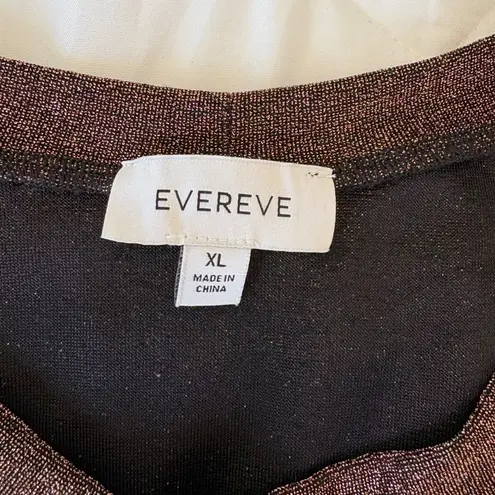 Evereve Ashlyn Bronze Shimmer Dress Ruched Bodycon Party Cocktail XL