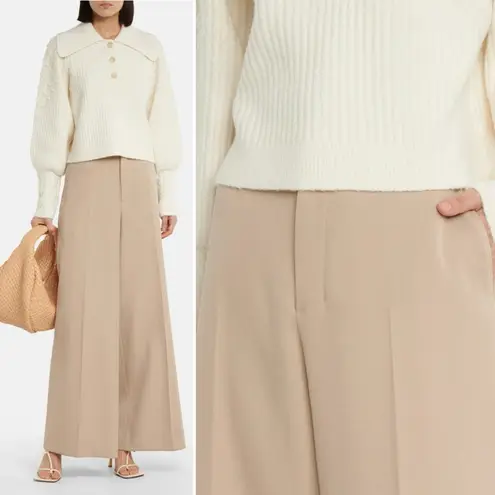 Jonathan Simkhai Jasmine Ivory Knit Jumper Sweater Balloon Sleeve Size Large White - Image 10