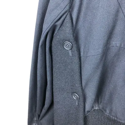 Yohji Yamamoto Black Wool Coat Vintage Medium