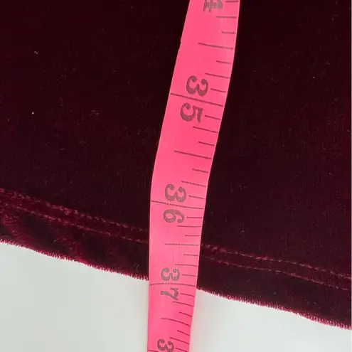 Reiss NWT Essie Velvet Belted Mini Dress in Berry