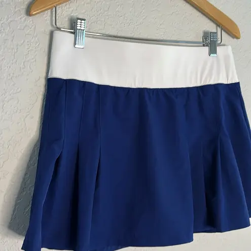 Prince Blue Skort White Band Tennis Pickleball Nautical Preppy Old Money Medium
