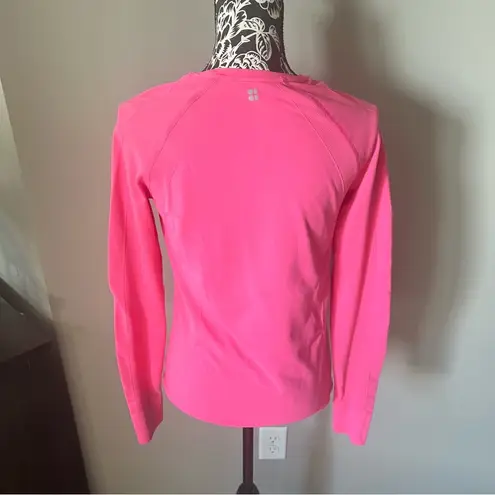 Sweaty Betty  Womens athletic top long sleeve form fitting thumb holes small