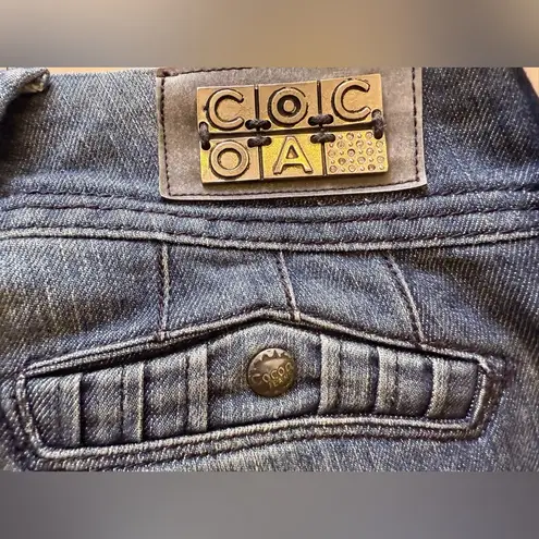Cocoa Jeans Colombian Jeans Vintage Size USA 6 Acid Wash Jeans. Pockets Button Blue