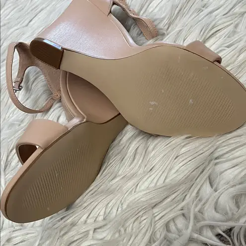Steve Madden  Nude Block Heel Sandals - Image 3