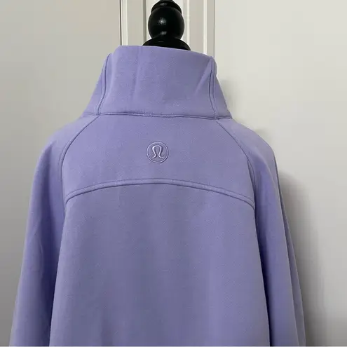 Lululemon Scuba Oversized Funnel - Neck Half Zip - Lilac Smoke