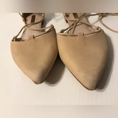 Louise et Cie suede pointy-toe ballerina flats shoes women size 7 1/2 M