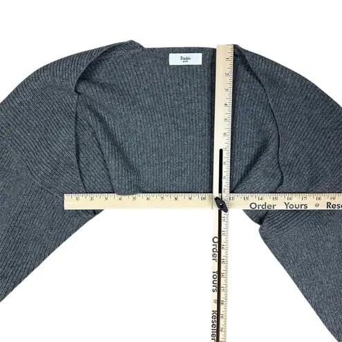 The Frankie Shop NWT Women's Grey Knit Shrug & Tank Set Size L Casual Fall - Image 14