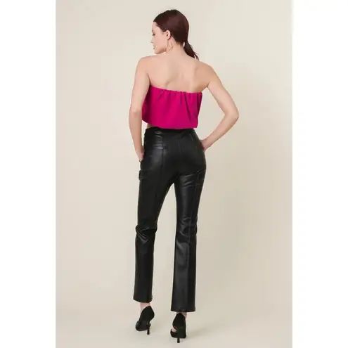 Line and Dot NWT! Reina Vegan Leather Chic Pants - Size Small