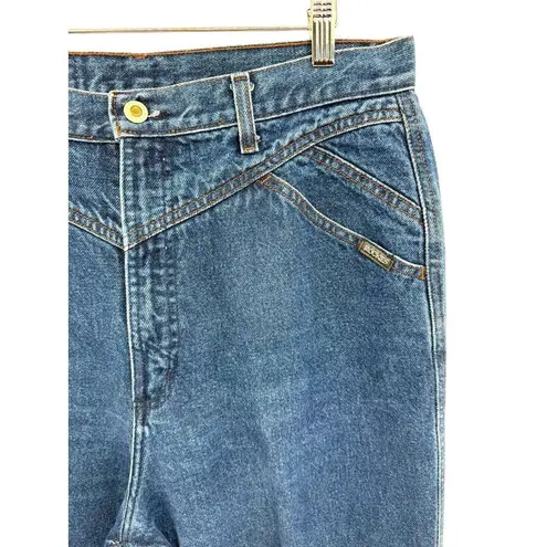 Rocky Mountain Vintage Jeans Women's 15/16 Mom 34X28 Bareback Blue Denim Western