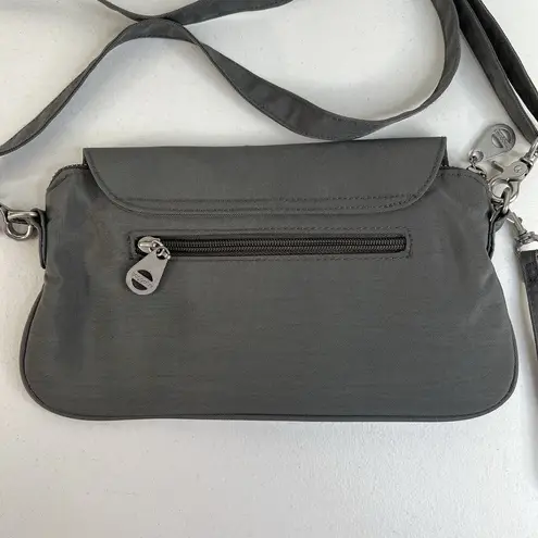 Baggallini Baggalini Monaco Clutch Purse Convertible Travel Crossbody Bag Gray Purse