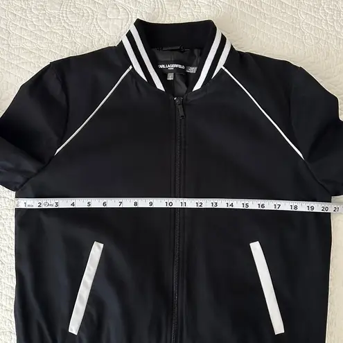 Karl Lagerfeld Paris Karl Patch Varsity Bomber Jacket Women’s Medium