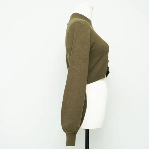 Sachin + Babi | Mara Knit Cropped Long Sleeve Sweater.