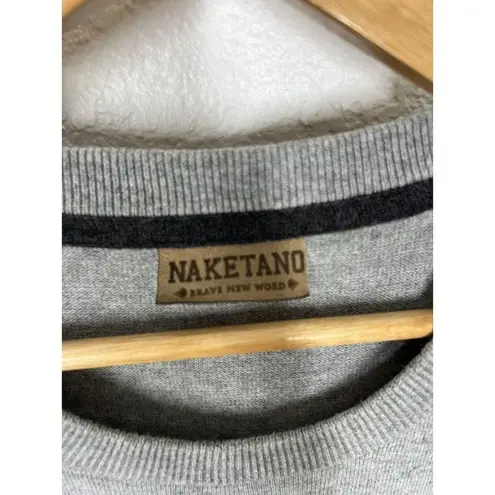 Naketano Gray Sweater Dress