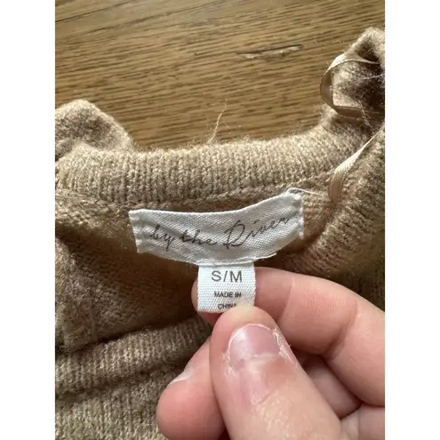 Anthropologie by the River Women Sweater Size S/M Slouchy Ribbon Long Sleeve